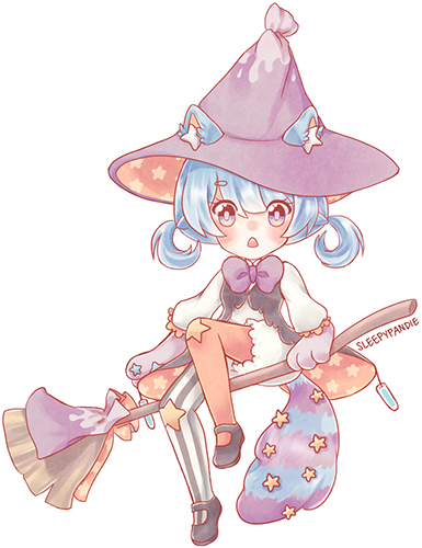 Featured image of post Chibi Witch On Broom Make your link do more